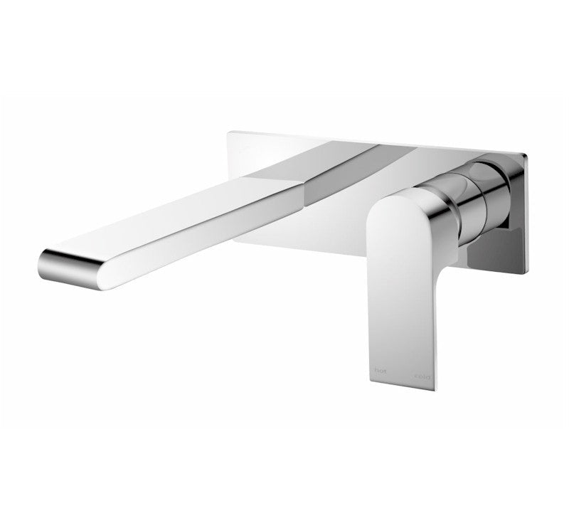 Nero Bianca Wall Basin/Bath Mixer 230mm Chrome
