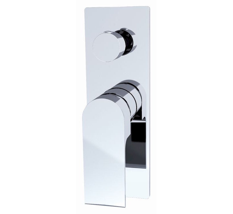 Nero Bianca Shower Mixer With Diverter Chrome