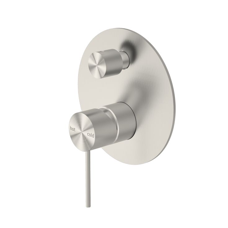 Nero Mecca Shower Mixer With Diverter Brushed Nickel