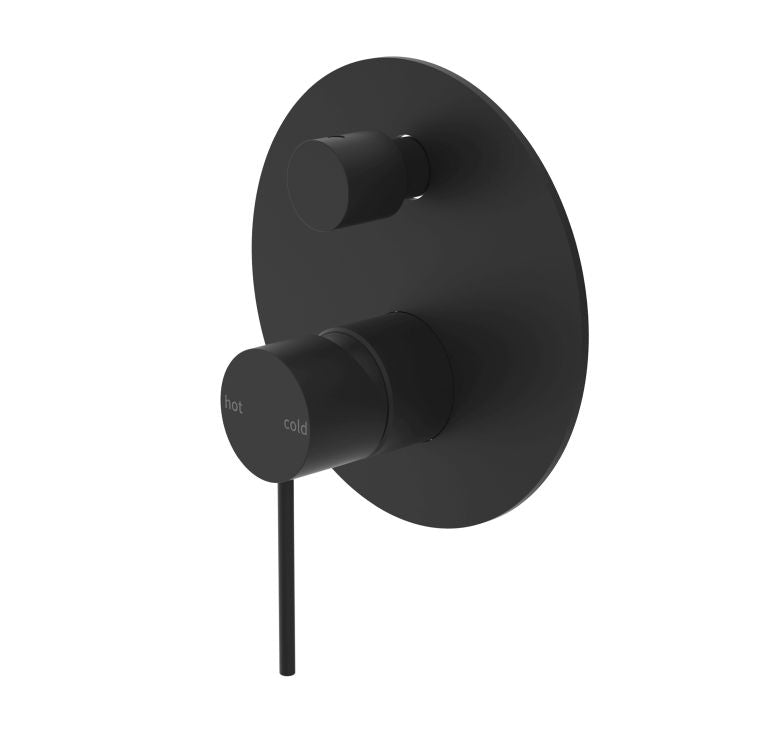 Nero Mecca Shower Mixer With Diverter Matte Black