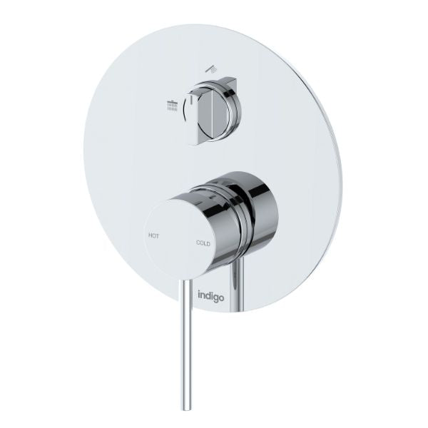 Indigo Alisa Bath/Shower Mixer With Diverter Chrome