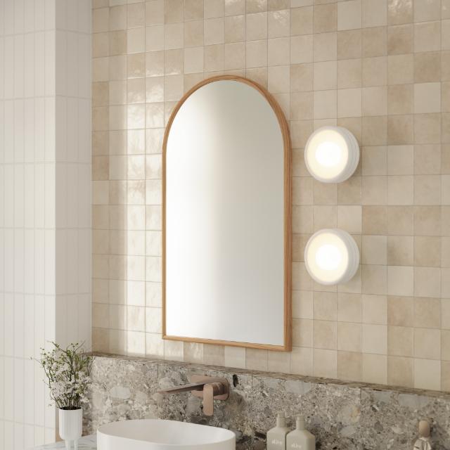 Ingrain Timber Framed Arch Mirror 600mm x 1000mm