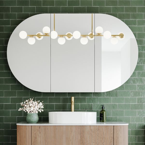 Ingrain Ash Horizontal Pill Shaving Cabinet 900mm, 1200mm & 1500mm