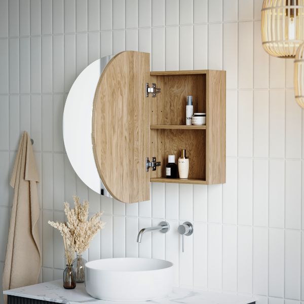 Ingrain Ash Horizontal Pill Shaving Cabinet 900mm, 1200mm & 1500mm