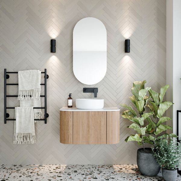 Ingrain Ash Pill Shaving Cabinet 450mm or 500mm