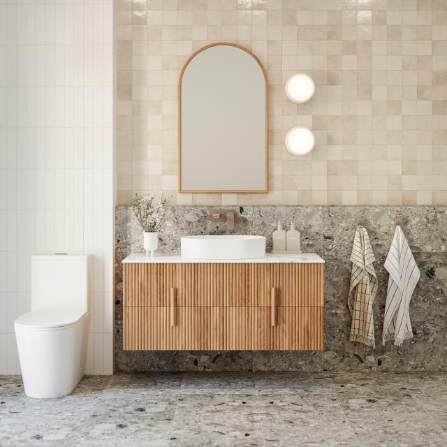 Ingrain Timber Framed Arch Mirror 600mm x 1000mm