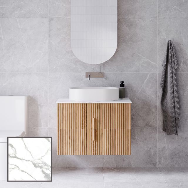 Ingrain Contoured Ash Wall Hung Vanity