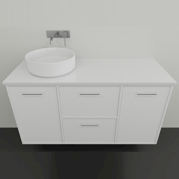Marquis Palm5 Wall Hung Vanity - 1200 Offset Bowl | The Blue Space