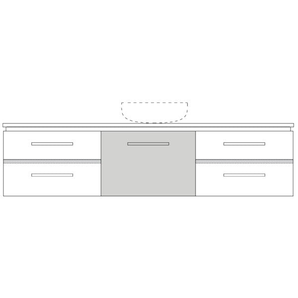 Marquis Riviera Wall Hung Vanity