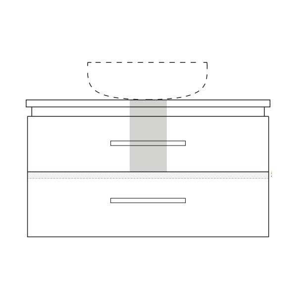 Marquis Riviera Wall Hung Vanity