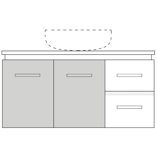 Marquis Riviera Wall Hung Vanity