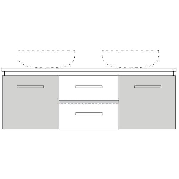 Marquis Riviera Wall Hung Vanity
