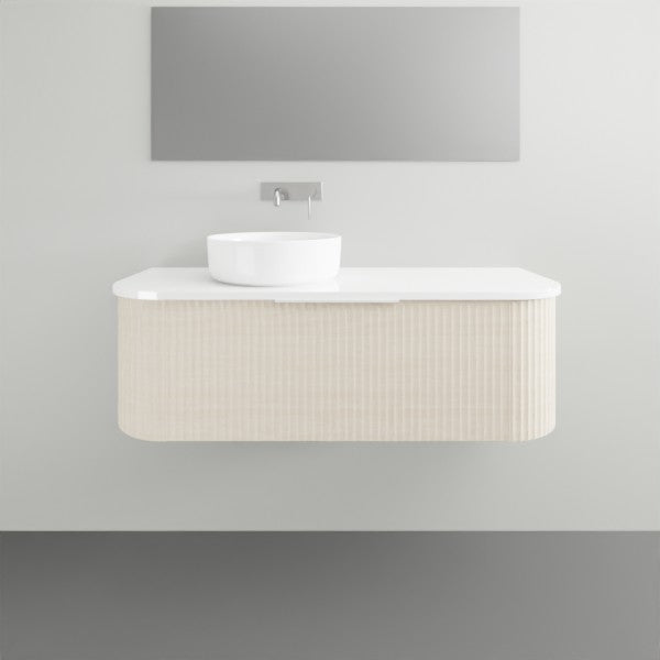 Marquis Shore 1 Drawer Wall Hung Vanity with Symphony Solid Surface Top and Basin