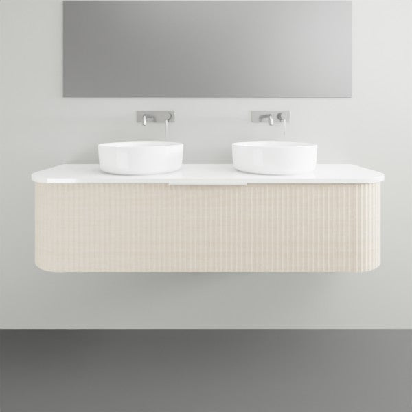 Marquis Shore 1 Drawer Wall Hung Vanity with Symphony Solid Surface Top and Basin