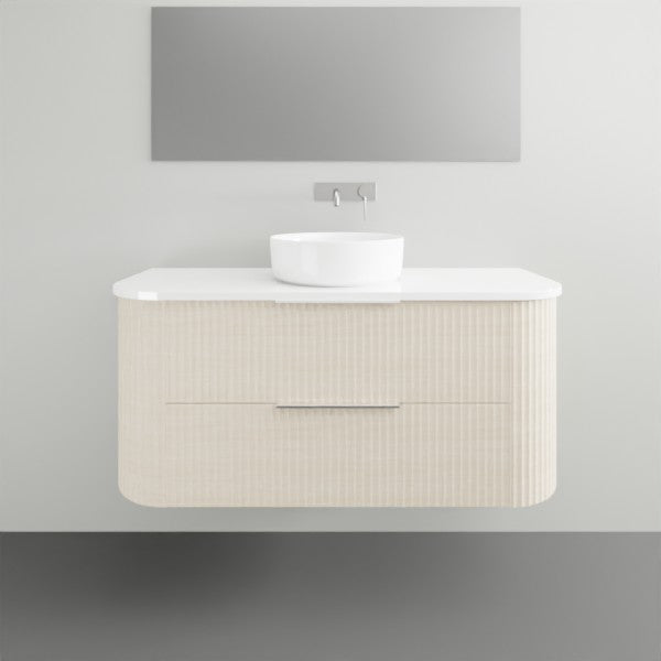 Marquis Shore 2 Drawer Wall Hung Vanity with Symphony Solid Surface Top and Basin