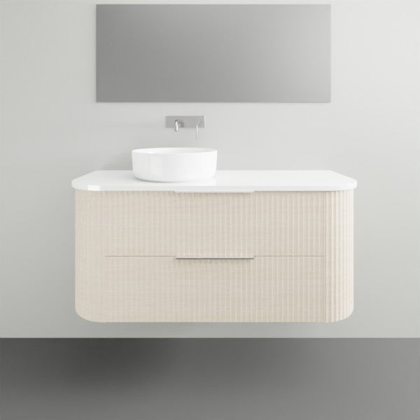 Marquis Shore 2 Drawer Wall Hung Vanity with Symphony Solid Surface Top and Basin