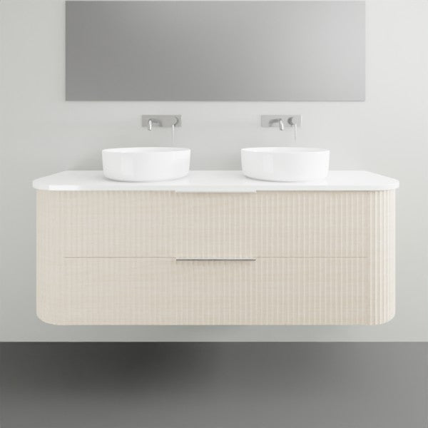 Marquis Shore 2 Drawer Wall Hung Vanity with Symphony Solid Surface Top and Basin