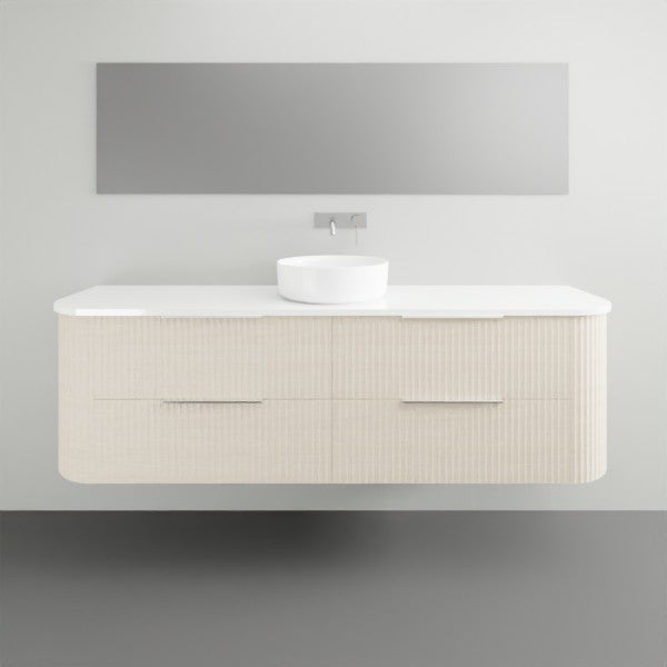 Marquis Shore 2 Drawer Wall Hung Vanity with Symphony Solid Surface Top and Basin