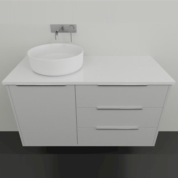 Marquis Shortland Wall Hung Vanity with Symphony Solid Surface Top and Basin