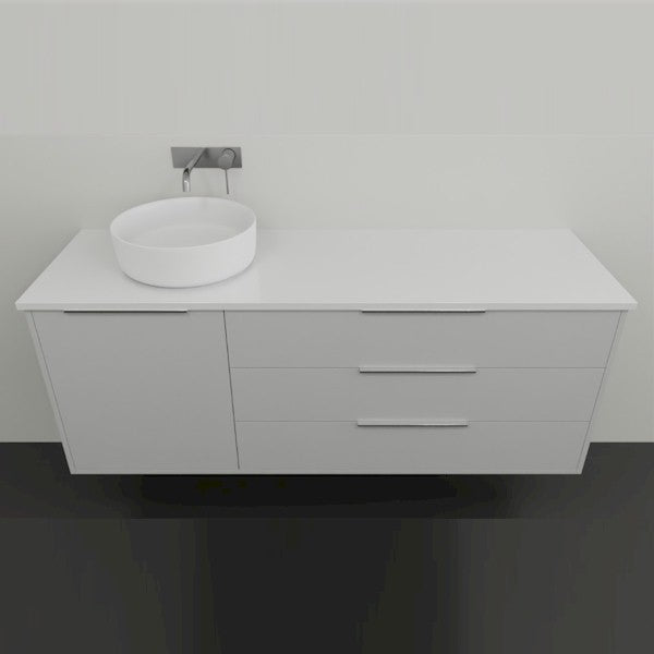 Marquis Shortland Wall Hung Vanity with Symphony Solid Surface Top and Basin