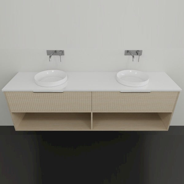 Marquis Merewether Wall Hung Vanity with Symphony Solid Surface Top and Basin
