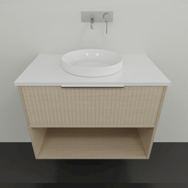 Marquis Merewether Wall Hung Vanity with Symphony Solid Surface Top and Basin
