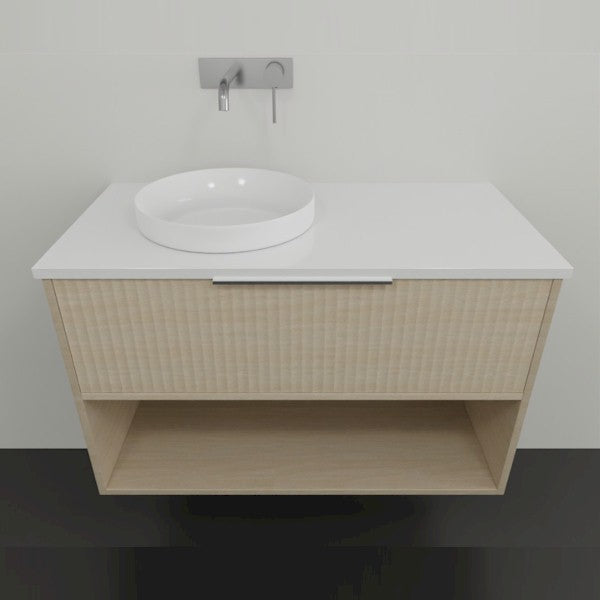 Marquis Merewether Wall Hung Vanity with Symphony Solid Surface Top and Basin
