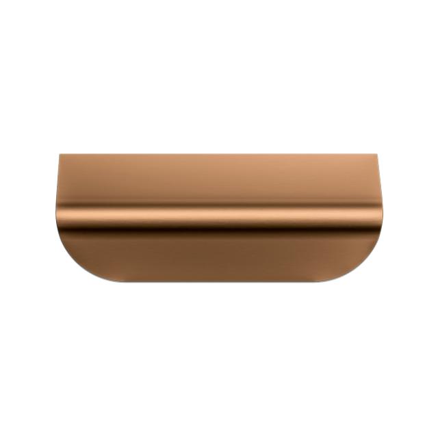 Meir Oppen Edge-Pull 75mm Cabinet Handle Lustre Bronze