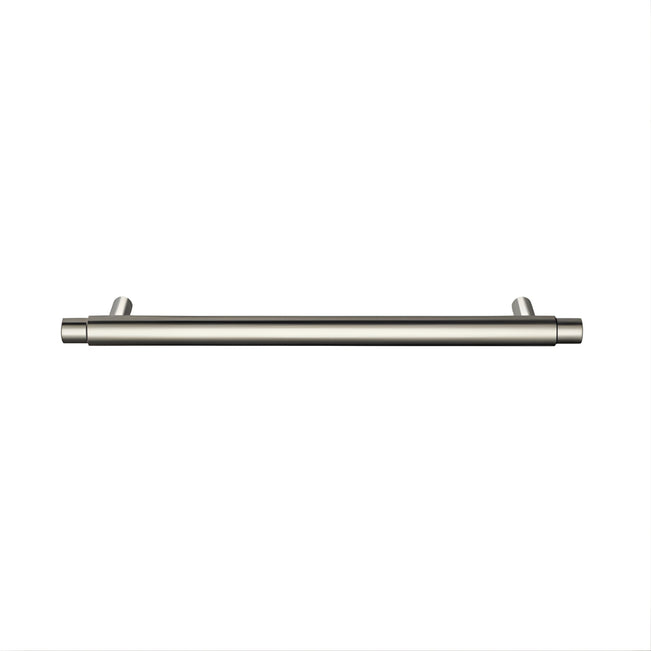 Meir Öppen Round Pull 200mm Cabinet Handle Brushed Nickel MRCH-1P20N-PVDBN - The Blue Space