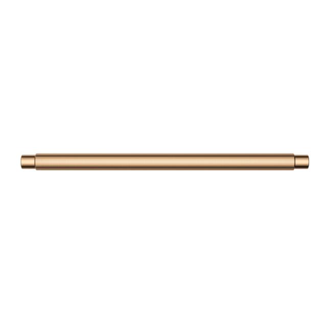 Meir Oppen Round Pull 200mm Cabinet Handle Knurled Lustre Bronze