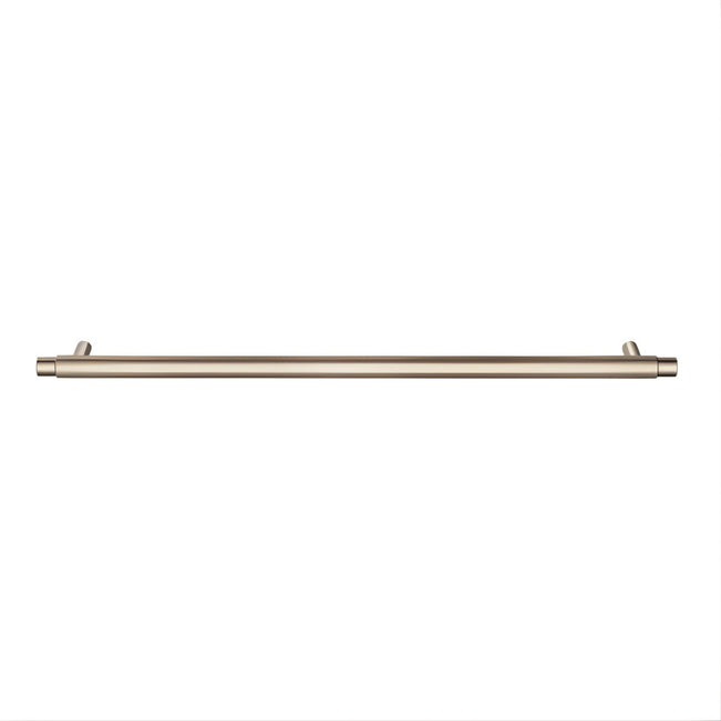 Meir Öppen Round Pull 328mm Cabinet Handle Knurled Champagne MRCH-2P32N-CH - The Blue Space