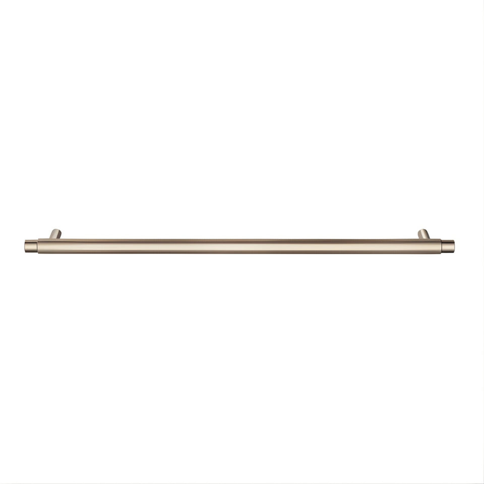 Meir Oppen Round Pull 328mm Cabinet Handle Knurled Champagne