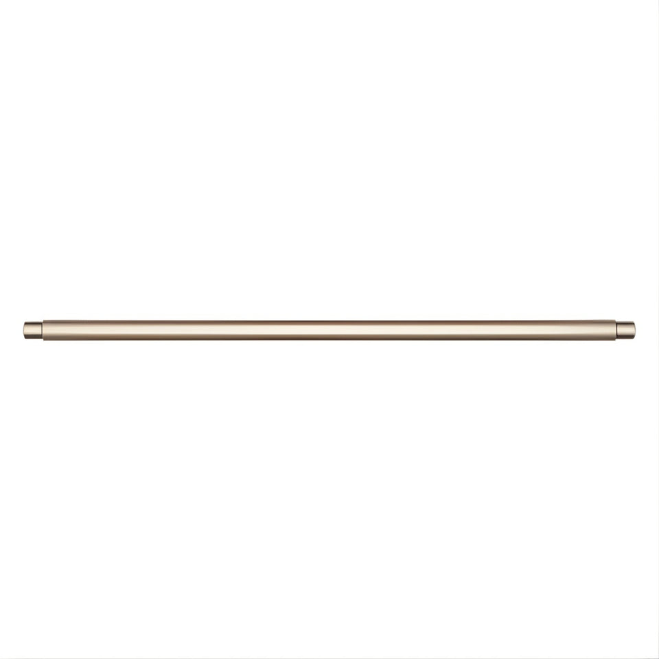 Meir Oppen Round Pull 328mm Cabinet Handle Knurled Champagne