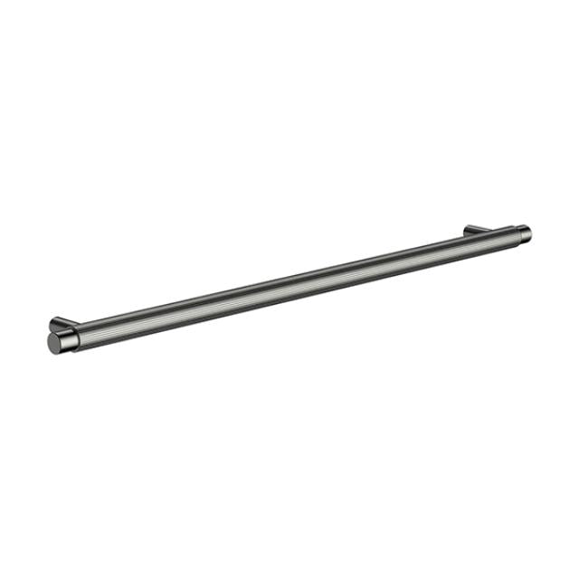 Meir Oppen Round Pull 328mm Cabinet Handle Knurled Shadow