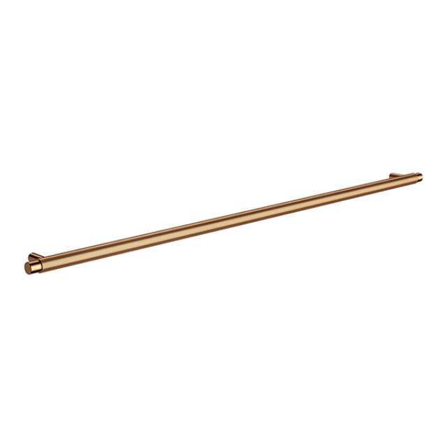 Meir Oppen Round Pull 520mm Cabinet Handle Knurled Lustre Bronze