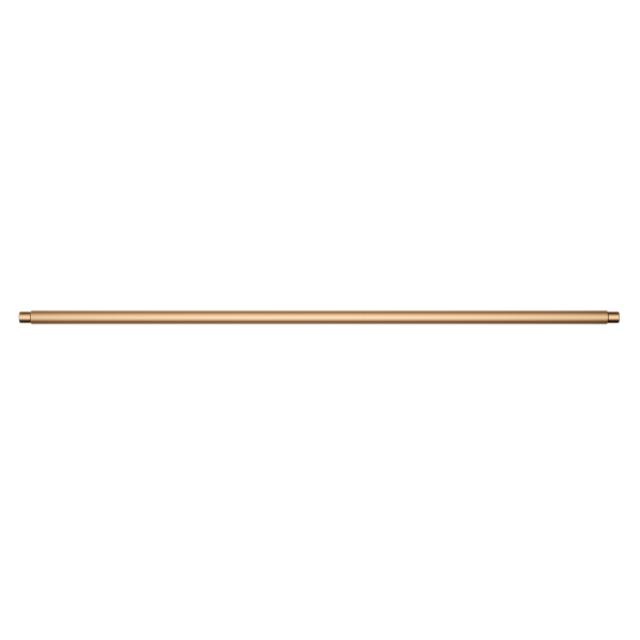 Meir Oppen Round Pull 520mm Cabinet Handle Knurled Lustre Bronze