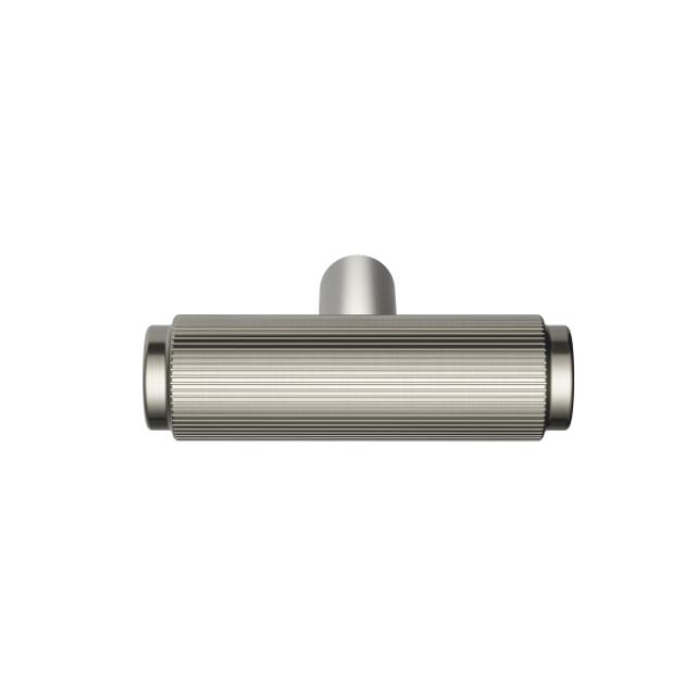 Meir Oppen T-Pull Cabinet Handle Knurled Brushed Nickel
