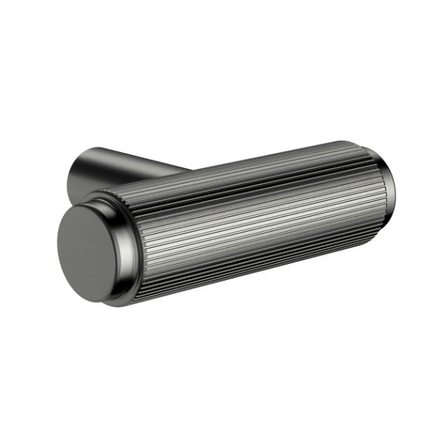 Meir Oppen T-Pull Cabinet Handle Knurled Shadow