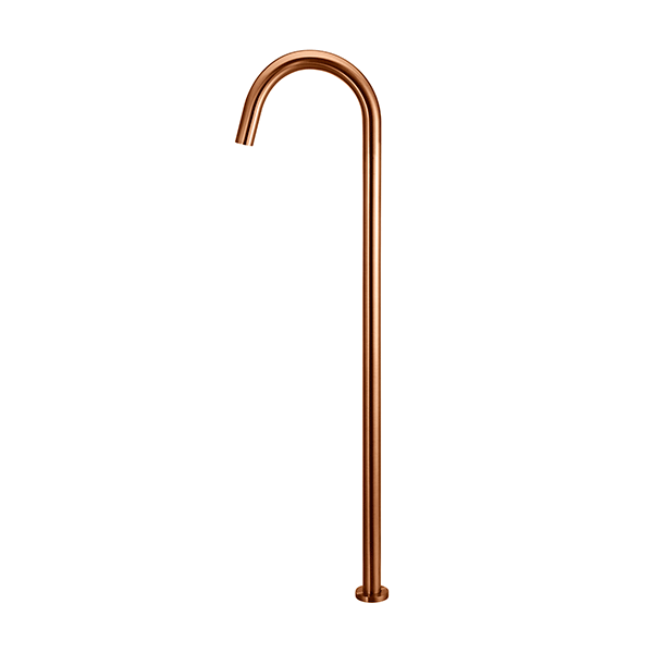 Meir Round Freestanding Bath Filler Lustre Bronze