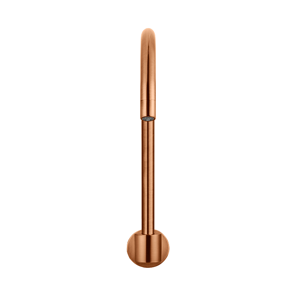 Meir Round High-Rise Swivel Wall Spout Lustre Bronze