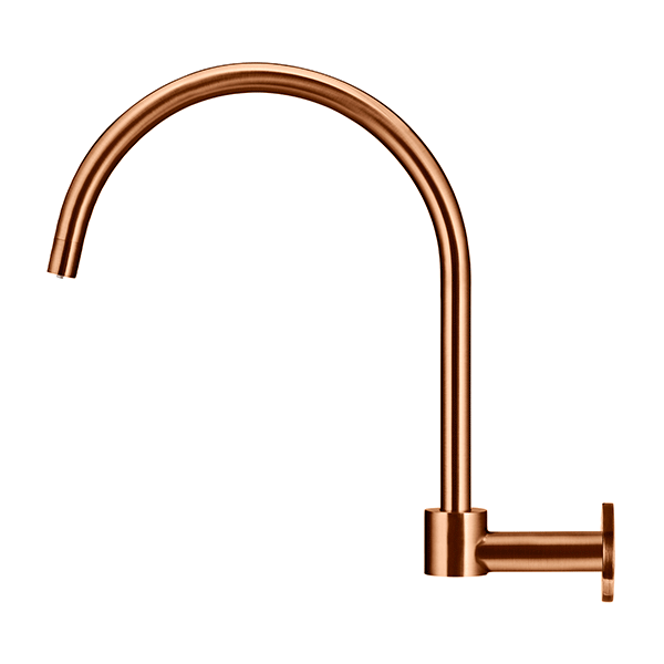 Meir Round High-Rise Swivel Wall Spout Lustre Bronze