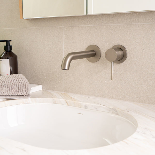 Caroma Liano II Basin/Bath Outlet Brushed Nickel - CLEARANCE