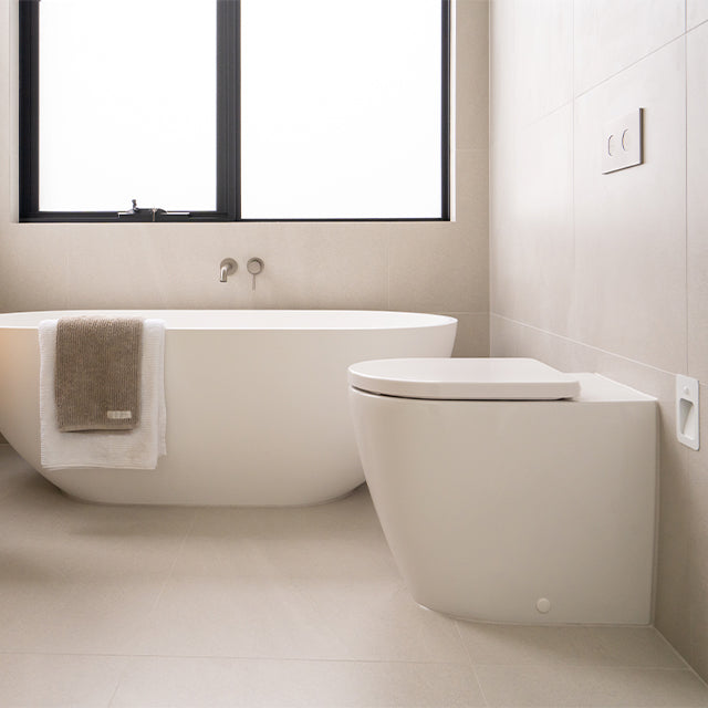 Caroma Liano II Low Lead Basin/Bath Outlet Brushed Nickel