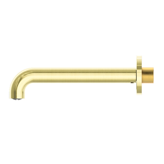 Nero Mecca Basin/Bath Spout Only 185mm Brushed Gold