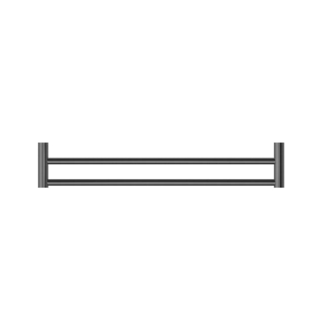Buy Nero New Mecca Double Towel Rail 600mm Gun Metal  NR2324dGM | The Blue Space