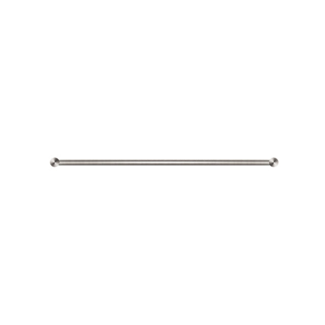 Nero New Mecca Double Towel Rail 800mm Brushed Nickel
