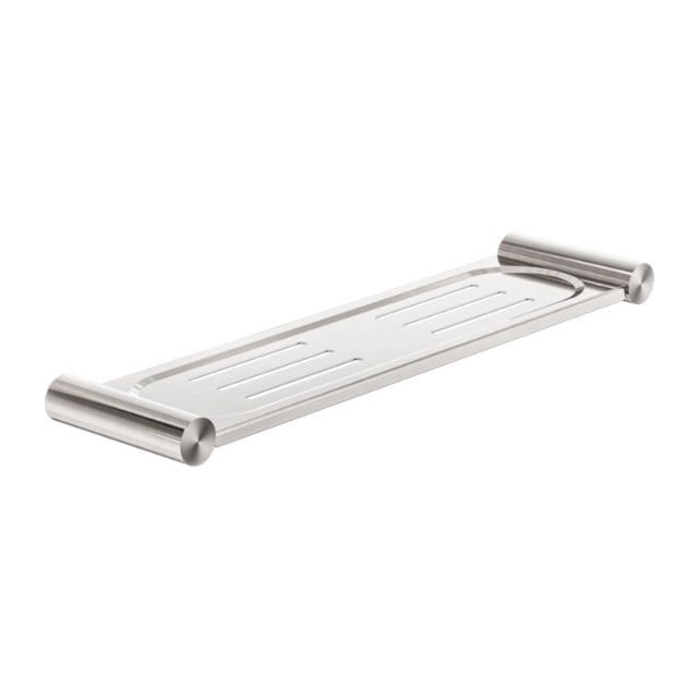 Nero New Mecca Metal Shower Shelf Brushed Nickel