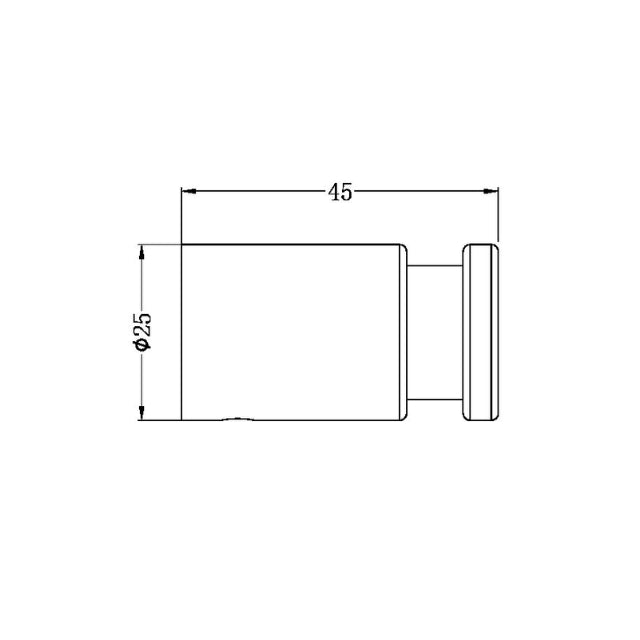 Nero New Mecca Robe Hook Brushed Gold