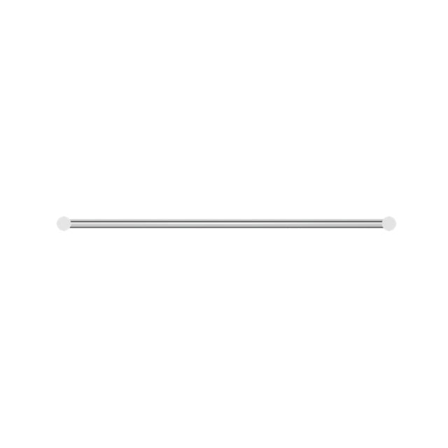Nero New Mecca Single Towel Rail 800mm Brushed Nickel