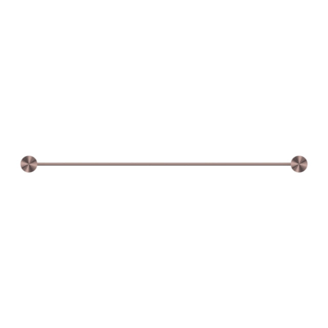Nero Opal Single Towel Rail 800mm Brushed Bronze